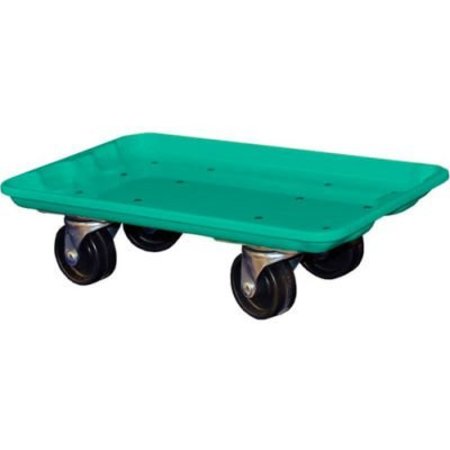 MFG TRAY Molded Fiberglass Toteline Dolly 780238 for 17-7/8" x10"-5/8" x 5" Tote, Green 7802385170